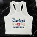 Cowboys & Whiskey Crop Tank