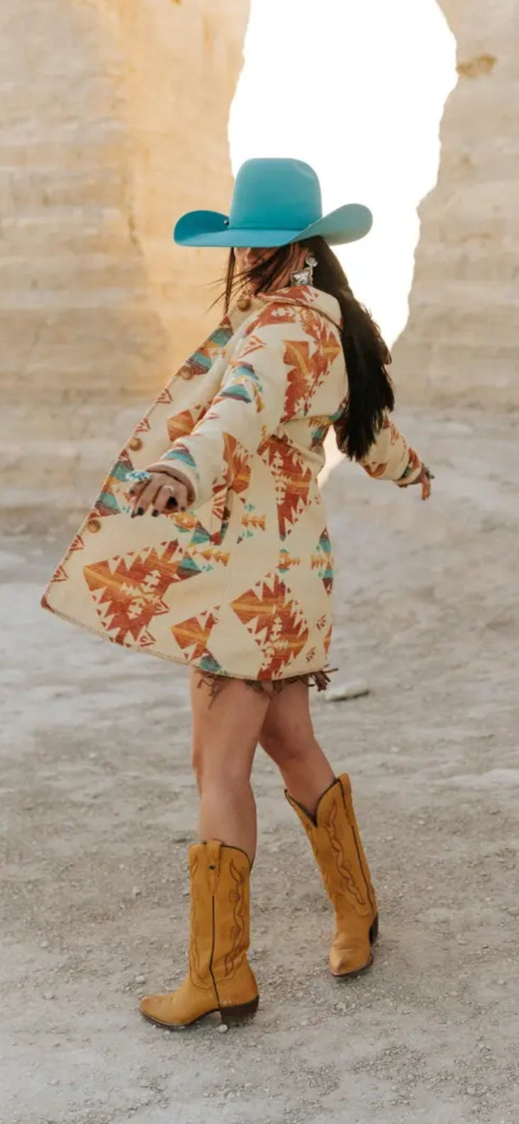 Ladies Southwestern Coat