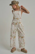 Vintage Floral Overall Jumpsuit