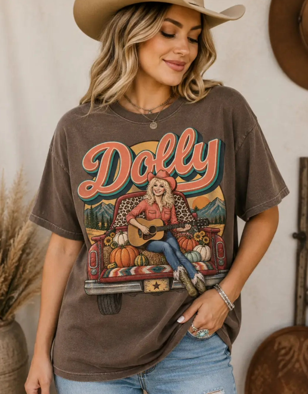 Dolly Pumpkins Truck T-Shirt