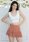 Cactus Print Skort